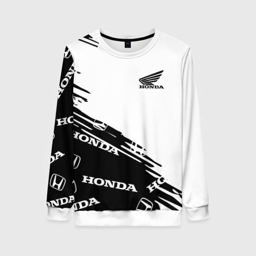 Женский свитшот 3D Honda sport pattern, цвет 3D печать