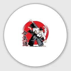 Круглый коврик для мышки Айкидо Aikido