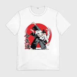 Мужская футболка 3D Айкидо Aikido