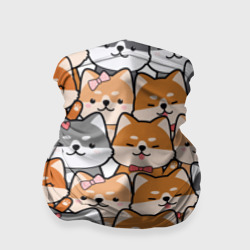 Бандана-труба 3D Веселые shiba inu