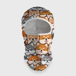 Балаклава 3D Веселые shiba inu