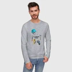 Мужской лонгслив хлопок Снаряжение для альпинизма - фото 2