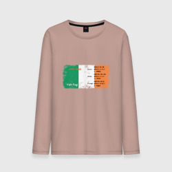 Для графики: флаг Ирландии – Лонгслив из хлопка с принтом купить со скидкой в -20%