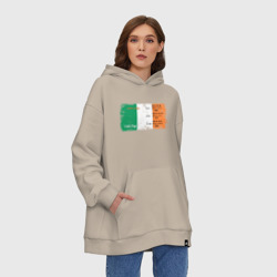 Худи SuperOversize хлопок Для графики: флаг Ирландии - фото 2