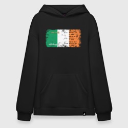 Худи SuperOversize хлопок Для графики: флаг Ирландии