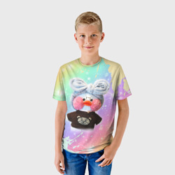 Детская футболка 3D Уточка Лалафанфан Радуга - фото 2