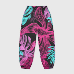 Женские джоггеры оверсайз 3D Папоротниковый неон