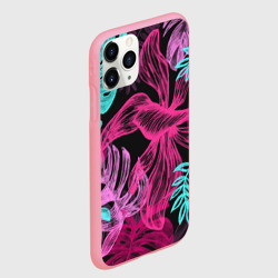 Чехол для iPhone 11 Pro Max матовый Папоротниковый неон - фото 2