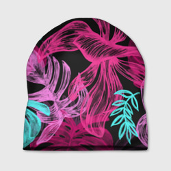 Шапка 3D Папоротниковый неон
