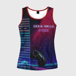 Женская майка 3D Sega mega Drive
