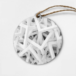 Деревянная игрушка круг Белый архитектор