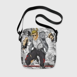 Сумка через плечо 3D Gray comix