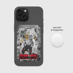 Картхолдер Magsafe магнитный Gray comix - фото 2