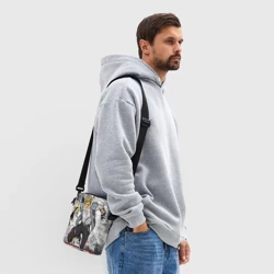 Сумка через плечо 3D Gray comix - фото 2