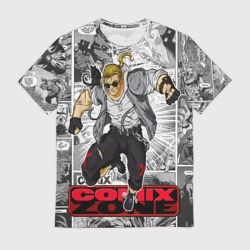 Мужская футболка 3D Gray comix