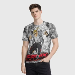 Мужская футболка 3D Gray comix - фото 2