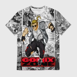 Мужская футболка 3D Gray comix