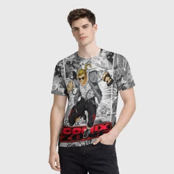 Мужская футболка 3D Gray comix - фото 2