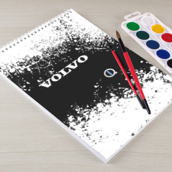 Альбом для рисования Volvo капли и брызги красок - фото 2