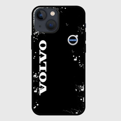 Чехол для iPhone 13 mini Volvo капли и брызги красок