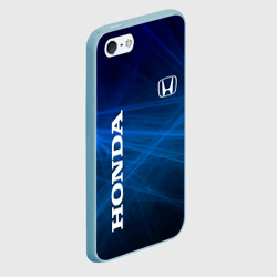 Чехол для iPhone 5/5S матовый [Honda] - Blue - фото 2