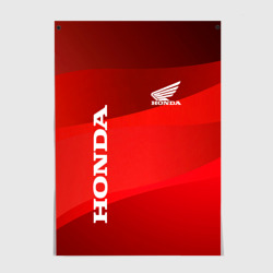 Постер [Honda] - Red