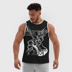 Мужская спортивная майка 3D Хой Сектор Газа - фото 2