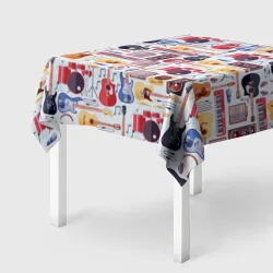 Скатерть 3D Рок Музыкант