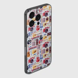 Чехол для iPhone 16 Pro Max силиконовый с защитой камеры Рок Музыкант - фото 2