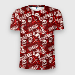Мужская футболка 3D Slim Хард Рок hard-rock