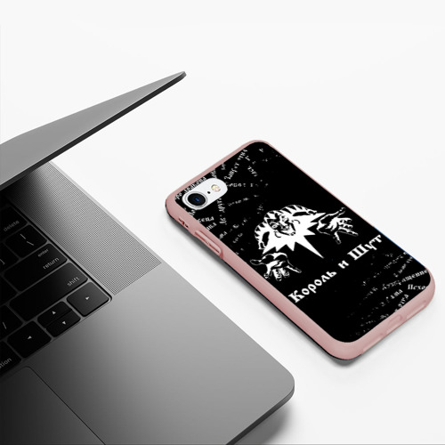Чехол для iPhone 7/8 матовый с принтом Король и шут | КиШ Паттерн, фото #5
