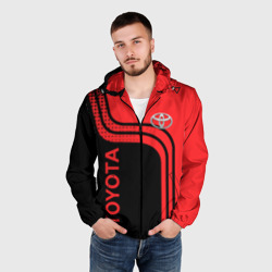 Мужская ветровка 3D Toyota. Тойота - фото 2
