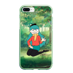Чехол для iPhone 7Plus/8 Plus матовый Хильда сидит в лесу