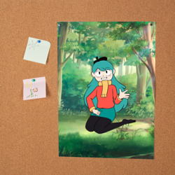 Постер Хильда сидит в лесу - фото 2