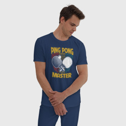 Мужская пижама хлопок Пинг Понг Мастер - фото 2