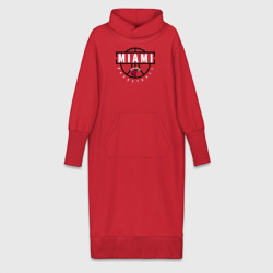 Платье удлиненное хлопок Miami heat NBA Маями Хит НБА