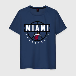 Miami heat NBA Маями Хит НБА – Мужская футболка хлопок с принтом купить со скидкой в -20%