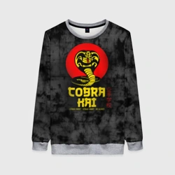 Женский свитшот 3D Кобра Кай Змея Иероглифы Сериал