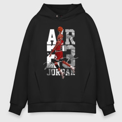 Мужское худи Oversize хлопок Майкл Джордан, Chicago Bulls, Чикаго Буллз