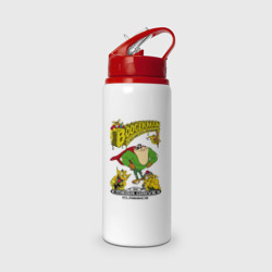 Бутылка для воды с трубочкой Booger boy