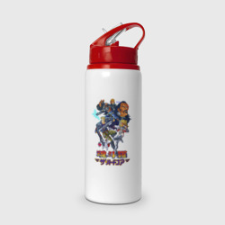 Бутылка для воды с трубочкой Contra hard corps