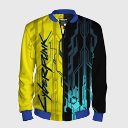 Мужской бомбер 3D CYBERPUNK | 2077 | Логотип