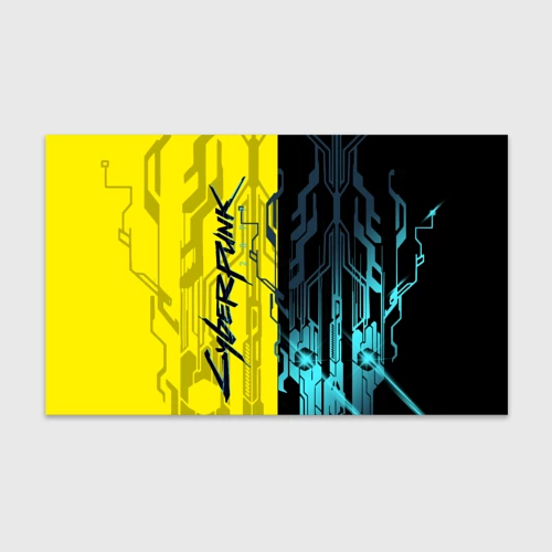 Бумага для упаковки 3D CYBERPUNK | 2077 | Логотип