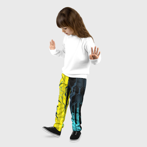 Детские брюки 3D Cyberpunk 2077 Логотип - фото 3