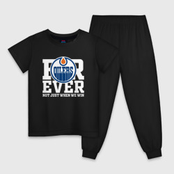 Детская пижама хлопок Forever not just when We win, Эдмонтон Ойлерз, Edmonton Oilers