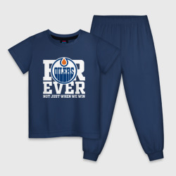 Детская пижама хлопок Forever not just when We win, Эдмонтон Ойлерз, Edmonton Oilers