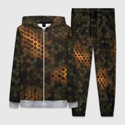 Женский костюм 3D Стальной камуфляж 3Д броня свечение