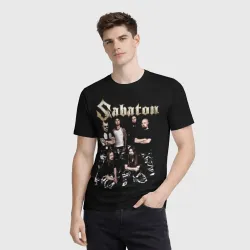 Мужская футболка 3D Sabaton Сабатон - фото 2