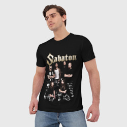 Мужская футболка 3D Sabaton Сабатон - фото 2