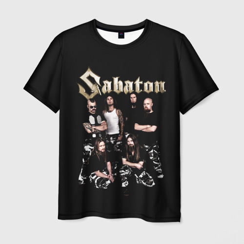 Мужская футболка 3D Sabaton Сабатон, цвет 3D печать